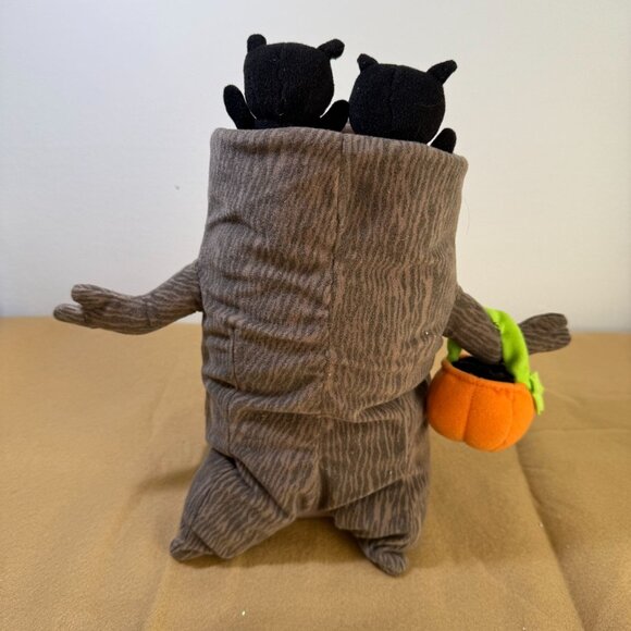 Hallmark Spooky Tree Plush Owls Halloween Decor Vintage - Picture 2 of 9